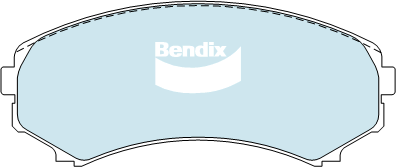 Brake Disc Pad Set Rear Bendix DB1388 Ult For MAZDA MITSUBISHI MPV GRANDIS PAJERO