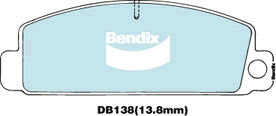 Bendix DB138 General CT Disc Pad Set