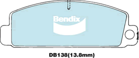 Bendix DB138 General CT Disc Pad Set