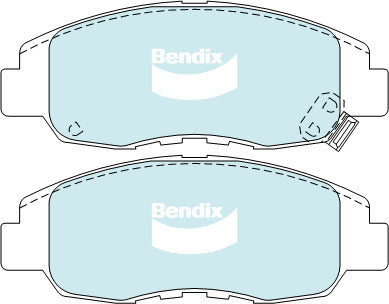 Brake Disc Pad Set Front Bendix DB1391 GCT For HONDA ACCORD CIVIC
