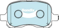 Brake Disc Pad Set Front Bendix DB1392 GCT For Toyota Corolla
