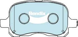 Brake Disc Pad Set Front Bendix DB1392 GCT For Toyota Corolla