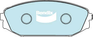 Brake Disc Pad Set Bendix DB1410 GCT For BMW 5/7/X5