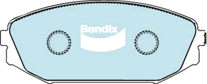 Brake Disc Pad Set Bendix DB1410 GCT For BMW 5/7/X5