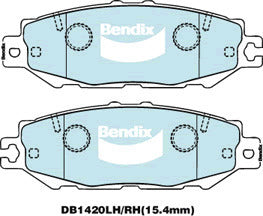 Brake Disc Pad Set Bendix DB1420 GCT For Lexus LS UCF20400