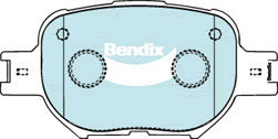 Brake Disc Pad Set Front Bendix DB1431 GCT For Toyota Celica Corolla SOARER