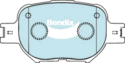 Brake Disc Pad Set Front Bendix DB1431 GCT For Toyota Celica Corolla SOARER