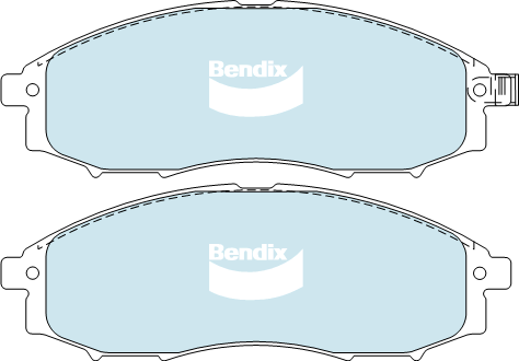 Brake Pads 4WD/SUV Bendix DB14394WD for Nissan Navara D22 Ute 3.3 3.3LTP VG33E