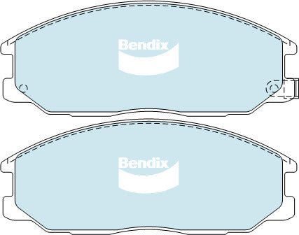 Brake Disc Pad Set Front Bendix DB1450 4WD For HYUNDAI SSANGYONG GRANDEUR TERRACAN REXTON