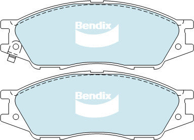 Brake Disc Pad Set Front Bendix DB1454 GCT For NISSAN PULSAR