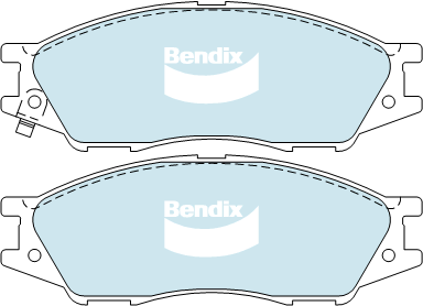 Brake Disc Pad Set Front Bendix DB1454 GCT For NISSAN PULSAR