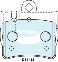 Brake Disc Pad Set Bendix DB1458 GCT For MERCEDES-BENZ S-CLASS