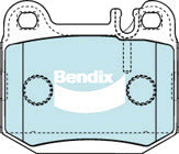 Brake Disc Pad Set Bendix DB1461 GCT For MERCEDES-BENZ M-CLASS