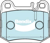 Brake Disc Pad Set Bendix DB1461 GCT For MERCEDES-BENZ M-CLASS