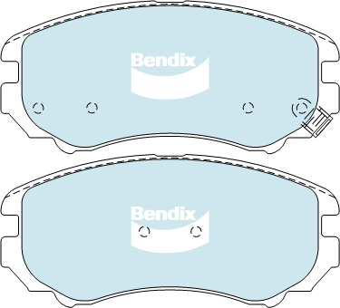 Brake Disc Pad Set Bendix DB1504 GCT For HYUNDAI KIA ELANTRA SONATA TIBURON TUCSON MAGENTIS
