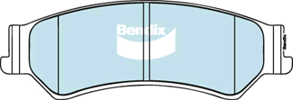 Brake Pads 4WD/SUV Bendix DB16754WD for Ford Fairlane BF Sedan MPFi 4.0LTP BARRA 190