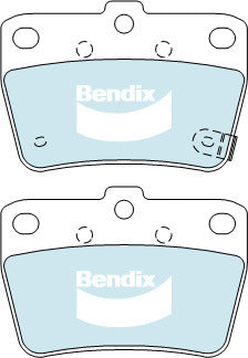 Brake Disc Pad Set Rear Bendix DB1680 4WD For Toyota Rav 4 ACA20 ACA21 ACA22 ACA23 SXA10 SXA11