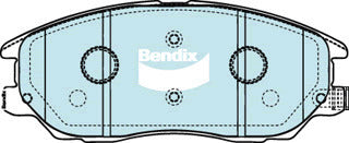 Brake Disc Pad Set Front Bendix DB1684 4WD