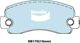 Brake Disc Pad Set Front Bendix DB170 4WD For Mitsubishi L 200 Pajero SIGMA SCORPION Toyota Celica