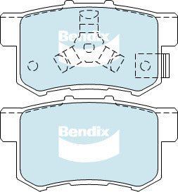 Brake Pads 4WD/SUV Bendix DB17284WD for Honda CR-V RM SUV i-DTEC 4WD 1.6LTD N16A4