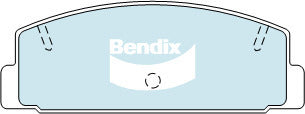Brake Disc Pad Set Rear Bendix DB1760 GCT For MAZDA 6 GG GH GY