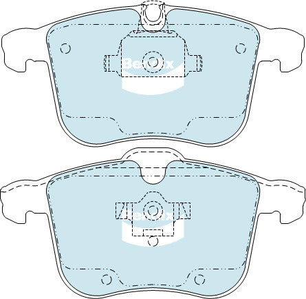 Brake Disc Pad Set Front Bendix DB1762 GCT For HOLDEN SAAB VECTRA ZC 9-3 YS3F