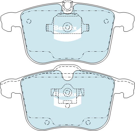 Brake Disc Pad Set Front Bendix DB1762 GCT For HOLDEN SAAB VECTRA ZC 9-3 YS3F