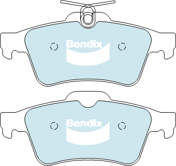 Brake Disc Pad Set Rear Bendix DB1763 GCT For CITROEN FORD C5 RC RD FOCUS LT