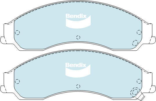 Brake Disc Pad Set Front Bendix DB1778 GCT For MITSUBISHI 380 DB 3.8i
