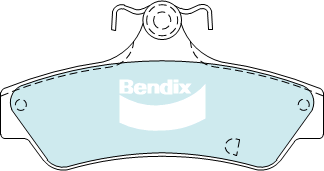 Brake Disc Pad Set Rear Bendix DB1779 GCT For MITSUBISHI 380 DB 3.8i