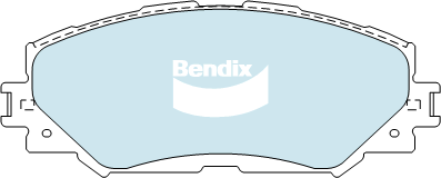 Brake Disc Pad Set Front Front Bendix DB1802 GCT For Toyota Corolla Rav 4 RUKUS