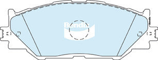 Brake Disc Pad Set Front Bendix DB1852 GCT For Lexus IS GSE20 250 350