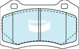 Brake Pads H/Duty Bendix DB1936HD for Ford Performance Vehicles Falcon BF Sedan FORCE 6 TYPHOON 4.0LTP BARRA 270T