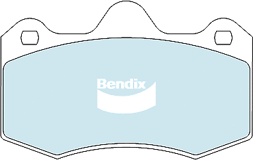 Brake Pads H/Duty Bendix DB1938HD for Holden Commodore VZ Sedan 5.7 i V8 5.7LTP LS1