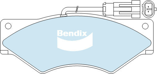 Brake Disc Pad Set Bendix DB1970 HD For IVECO DAILY 65C18