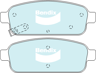 Brake Pads General CT Bendix DB1990GCT for Holden Astra PJ Hatchback GTC Sport 1.6LTP B16SHT