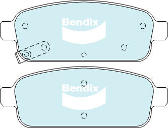 Brake Disc Pad Set Rear Bendix DB1990 GCT For HOLDEN OPEL ASTRA CASCADA CRUZE