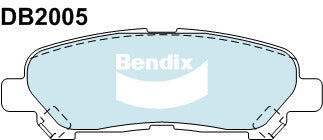 Brake Disc Pad Set Rear Bendix DB2005 4WD For Toyota Kluger U2 3.3L GSU45R 3.5L