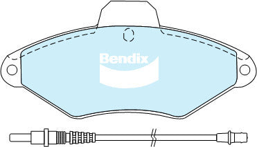 Brake Disc Pad Set Bendix DB2014 HD For CITROEN XANTIA X1 X2 1.6L 1.8L 1.9L 2L