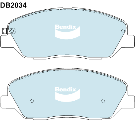 Brake Pads 4WD/SUV Bendix DB20344WD for Hyundai Santa Fe CM SUV 3.3 3.3LTP G6DB