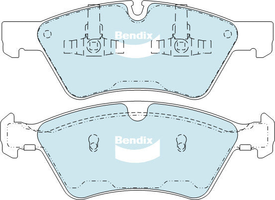 Brake Disc Pad Set Bendix DB2048 HD For MERCEDES-BENZ E-CLASS GL-CLASS M-CLASS R-CLASS