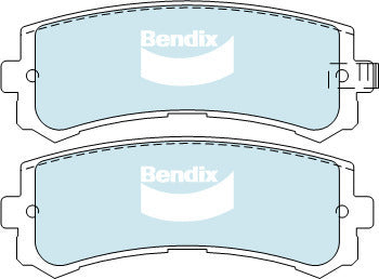 Brake Disc Pad Set Rear Bendix DB2060 4WD For NISSAN PATROL Y61 GU 4.8L