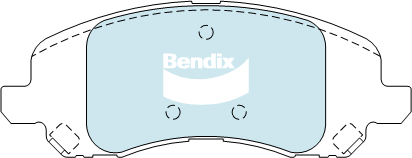 Brake Disc Pad Set Front Bendix DB2065 GCT For CHRYSLER SEBRING DODGE AVENGER JEEP COMPASS PATRIOT