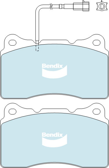 Brake Disc Pad Set Bendix DB2067 GCT For ALFA ROMEO 159 2.4L 3.2L BRERA 3.2L MASERATI GHIBLI 3L