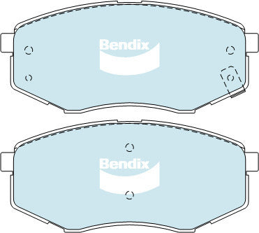 Brake Pads General CT Bendix DB2072GCT for Hyundai i30 FD Hatchback 1.6LTP G4FC
