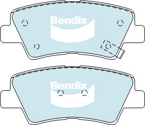 Brake Disc Pad Set Rear Bendix DB2088 GCT For HYUNDAI SONATA KIA OPTIMA SOUL SSANGYONG ACTYON SPORTS