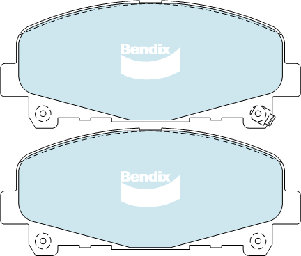 Brake Disc Pad Set Front Bendix DB2118 GCT For HONDA ACCORD EURO 2.4L CP 3.5L CR CU 2.4L 3.5L