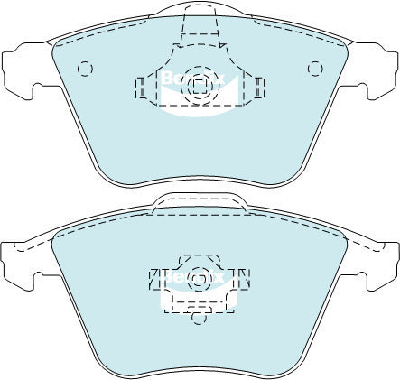 Brake Pads H/Duty Bendix DB2176HD for Mazda 3 BK Hatchback 2.3 MPS Turbo 2.3LTP L3N9 L3 VDT