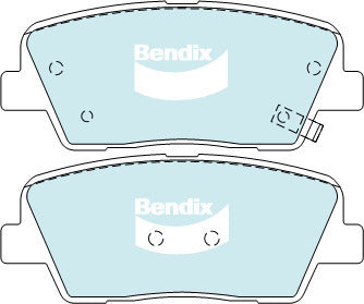 Brake Disc Pad Set Rear Bendix DB2178 GCT For HYUNDAI KIA SANTA FE CARNIVAL SORENTO