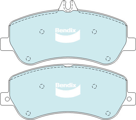 Brake Disc Pad Set Bendix DB2213 GCT suist MERCEDES-BENZ GL-Class X164 GL 350